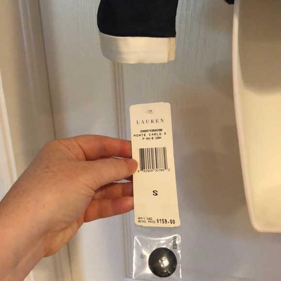 NWT Ralph Lauren navy & cream light weight jacket - Picture 3 of 6